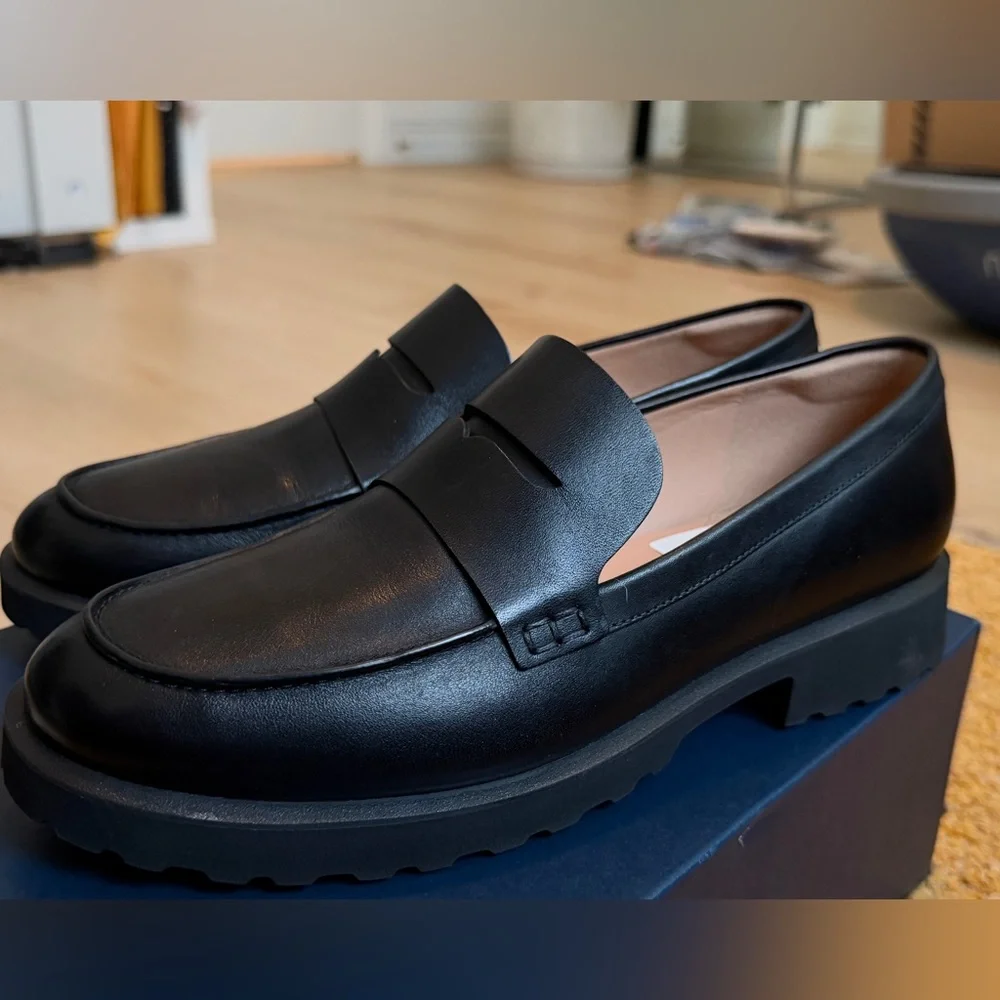 Cole Haan Black Leather Loafers - Picture 2 of 3